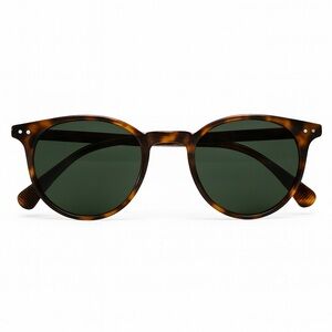 Tortoiseshell Round Sunglasses